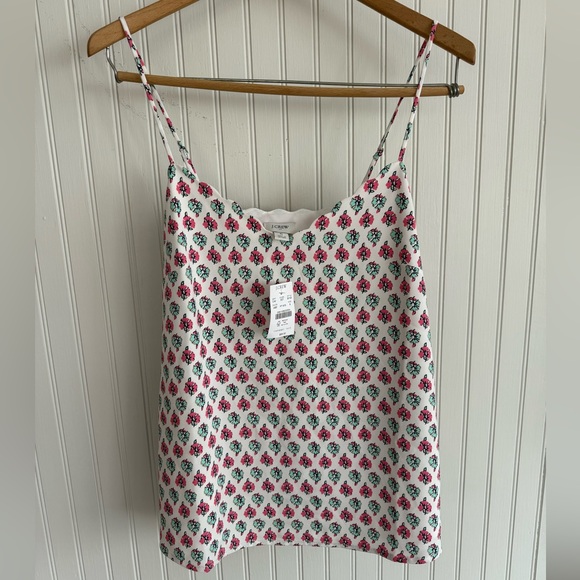 J. Crew Tops - J. Crew Spring Tank Top Size 6 Blue and Pink NWT
